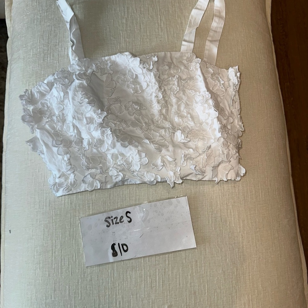 White Floral Women's Camisole